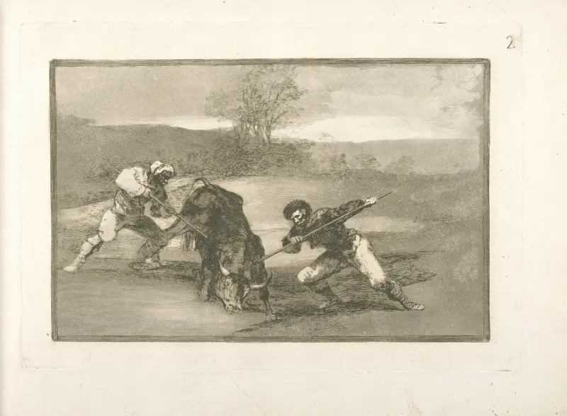 Inny sposób polowania na piechotę, Francisco de Goya