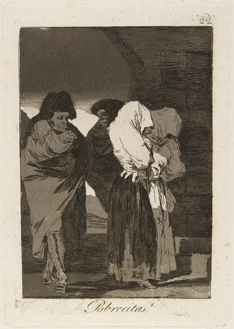 Pobrecitas! (Biedne dziewczynki!), Francisco de Goya