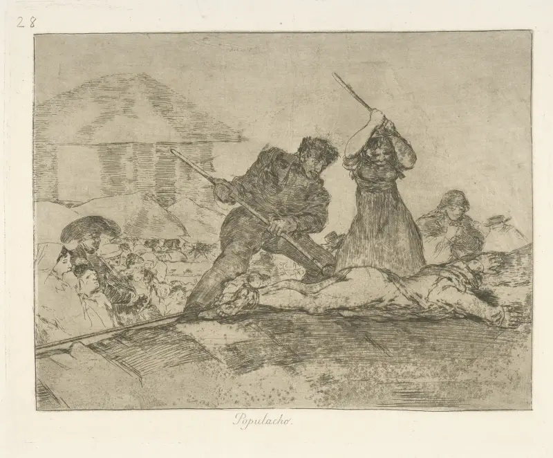 Populacho, Francisco de Goya