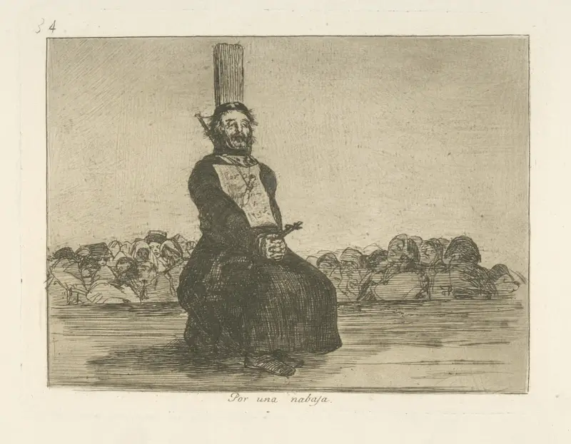 Por una nabaja av Francisco de Goya