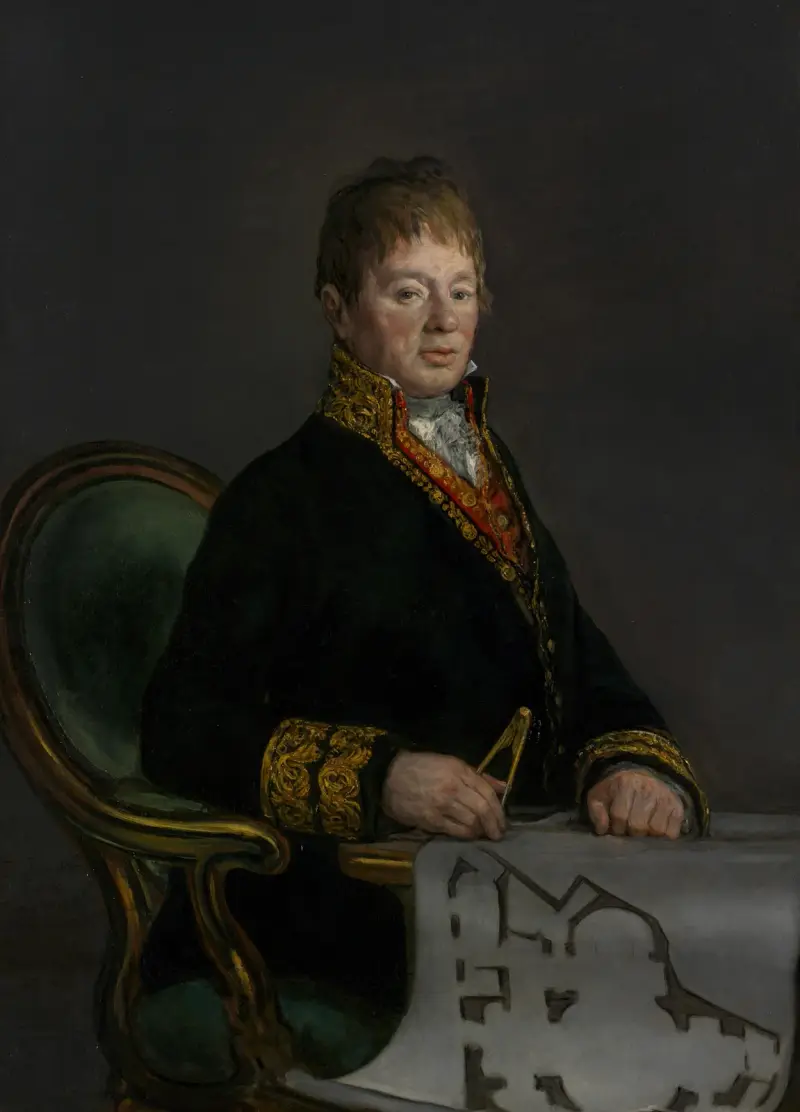 Portrait of Don Juan Antonio Cuervo av Francisco de Goya