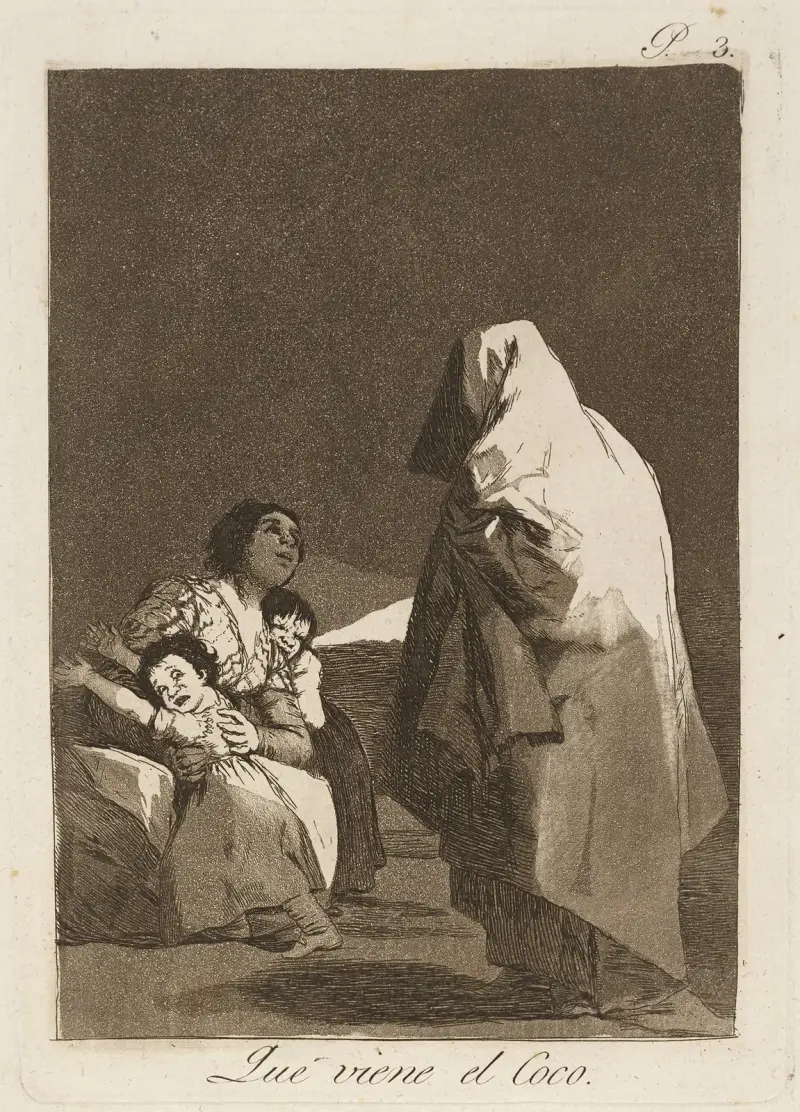 Tady přichází strašidlo, Francisco de Goya