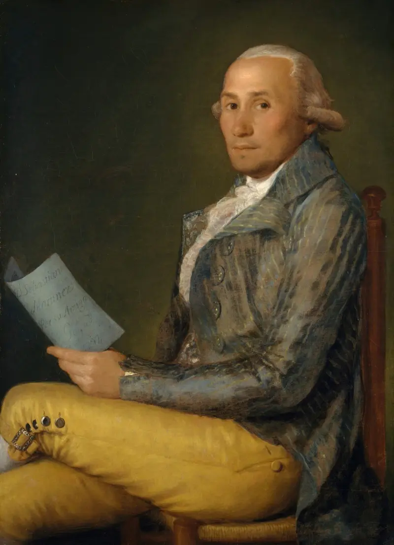 Sebastián Martínez y Pérez (1747–1800) av Francisco de Goya