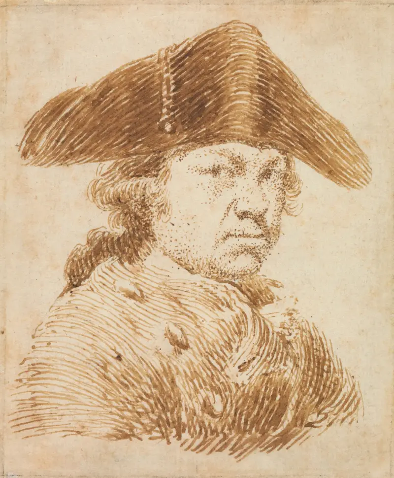 Self-Portrait in a Cocked Hat av Francisco de Goya