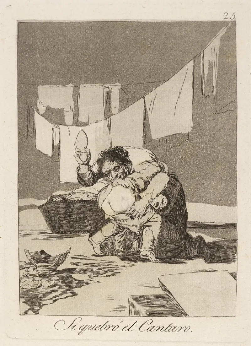 Si quebró el Cántaro von Francisco de Goya