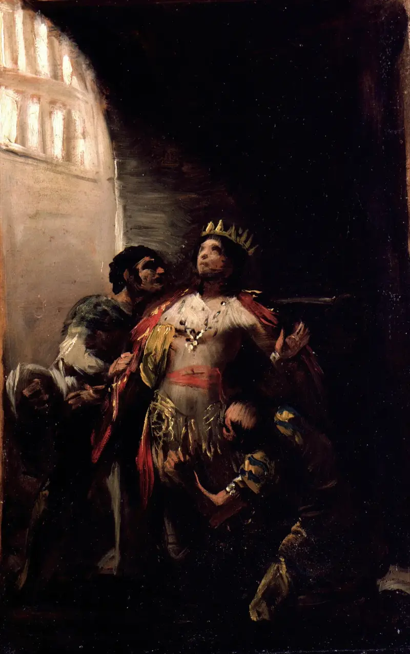 Der heilige Hermenegild im Gefängnis von Francisco de Goya