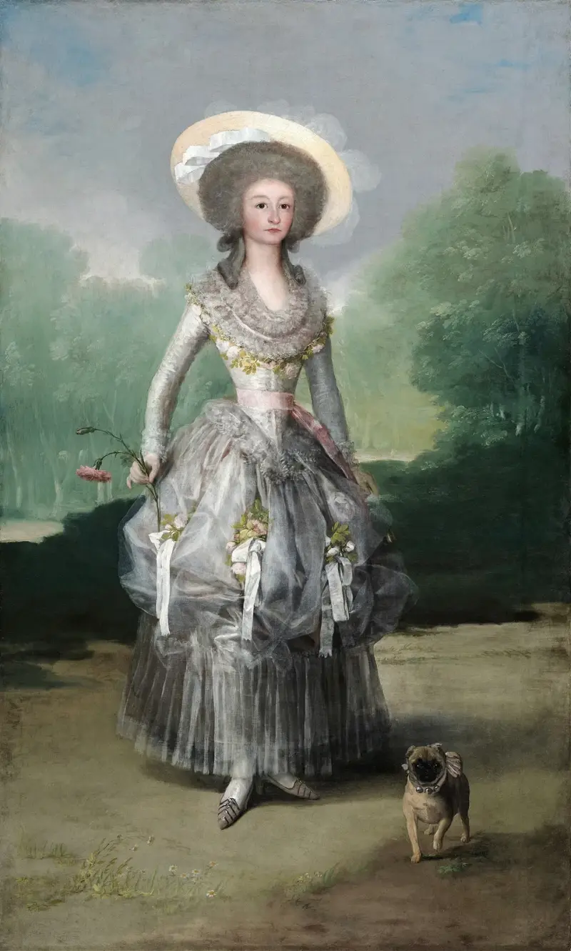 Die Markgräfin de Pontejos von Francisco de Goya