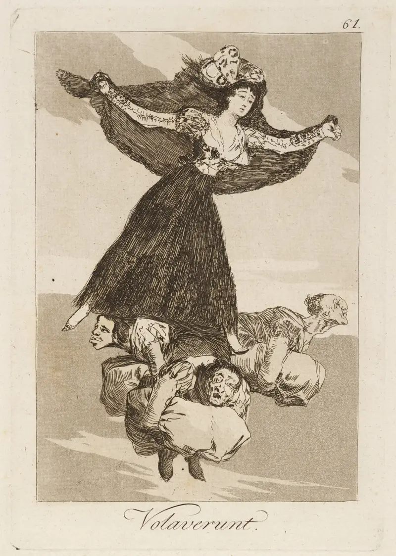 Volaverunt. (Odletěly.), Francisco de Goya