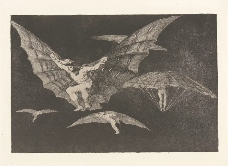 Where There’s a Will There’s a Way [A Way of Flying] (Donde Hay Ganas Hay Maña [Modo de Volar]) av Francisco de Goya