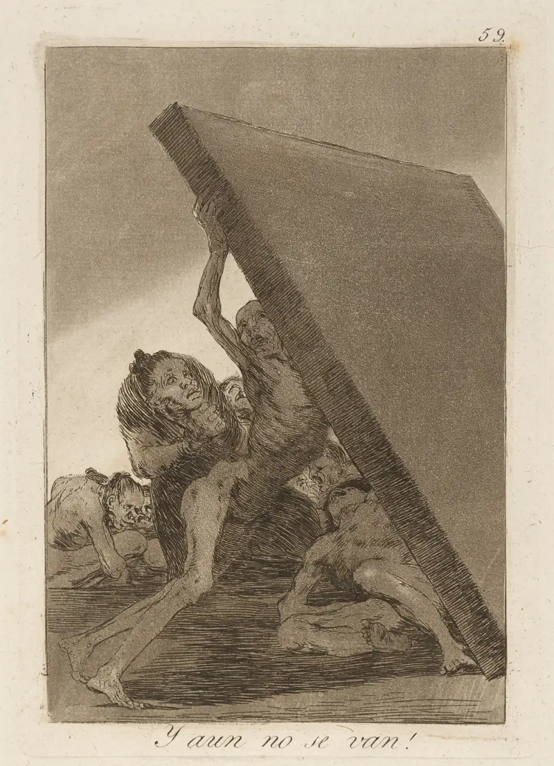 Y aun no se van! (And still they don’t go!) av Francisco de Goya