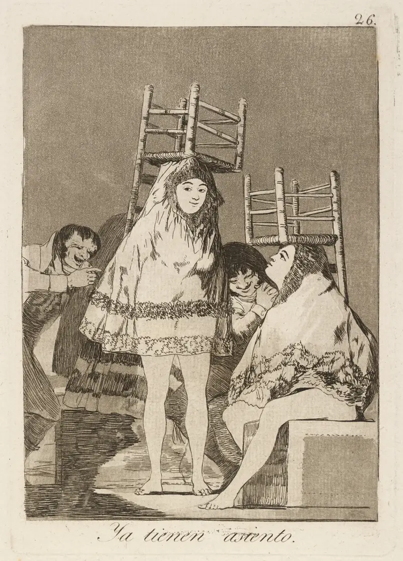 Ya tienen asiento. (Mają już miejsce.), Francisco de Goya