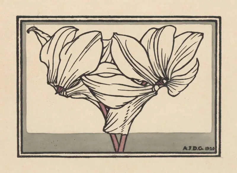 Cyclamen av Julie de Graag