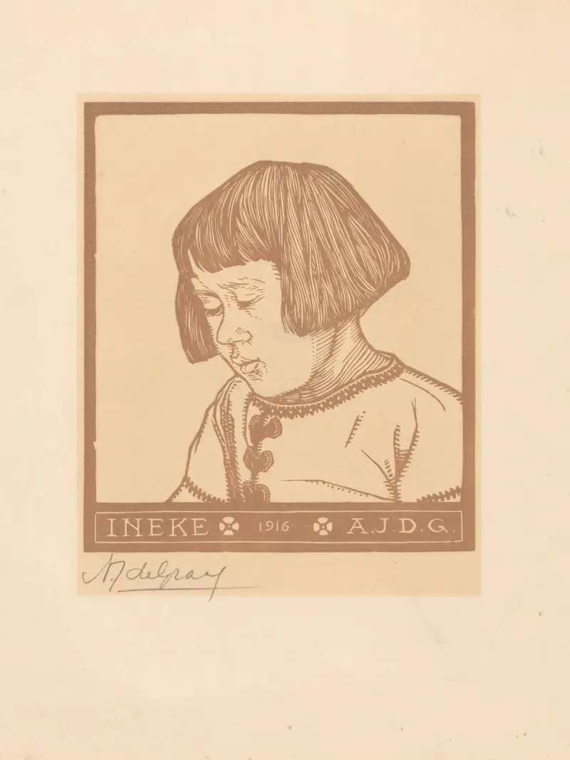 Portrait of Ineke Broekman av Julie de Graag