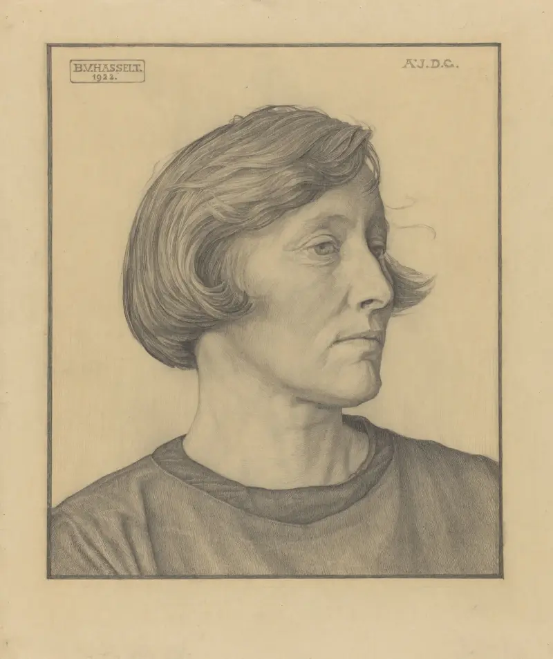 Portrait of Julie de Graag av Julie de Graag