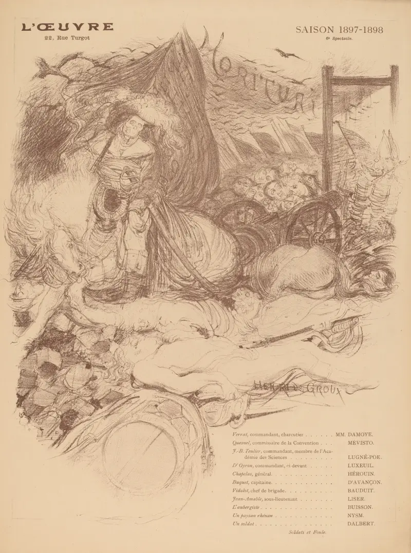 Morituri von Henry de Groux