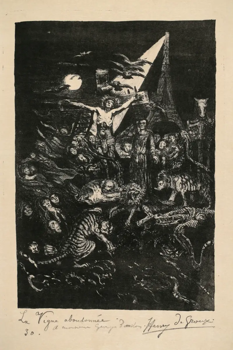 Opustená vinice, Henry de Groux