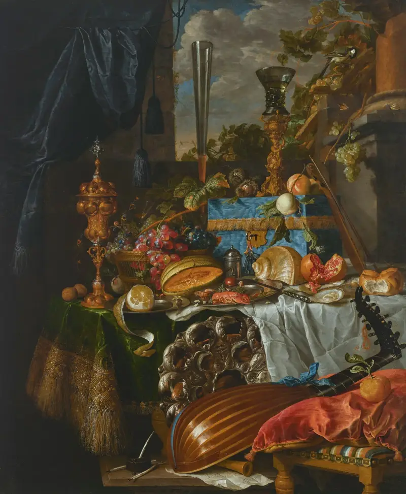 A banquet still life – nr 2 av Jan Davidsz de Heem