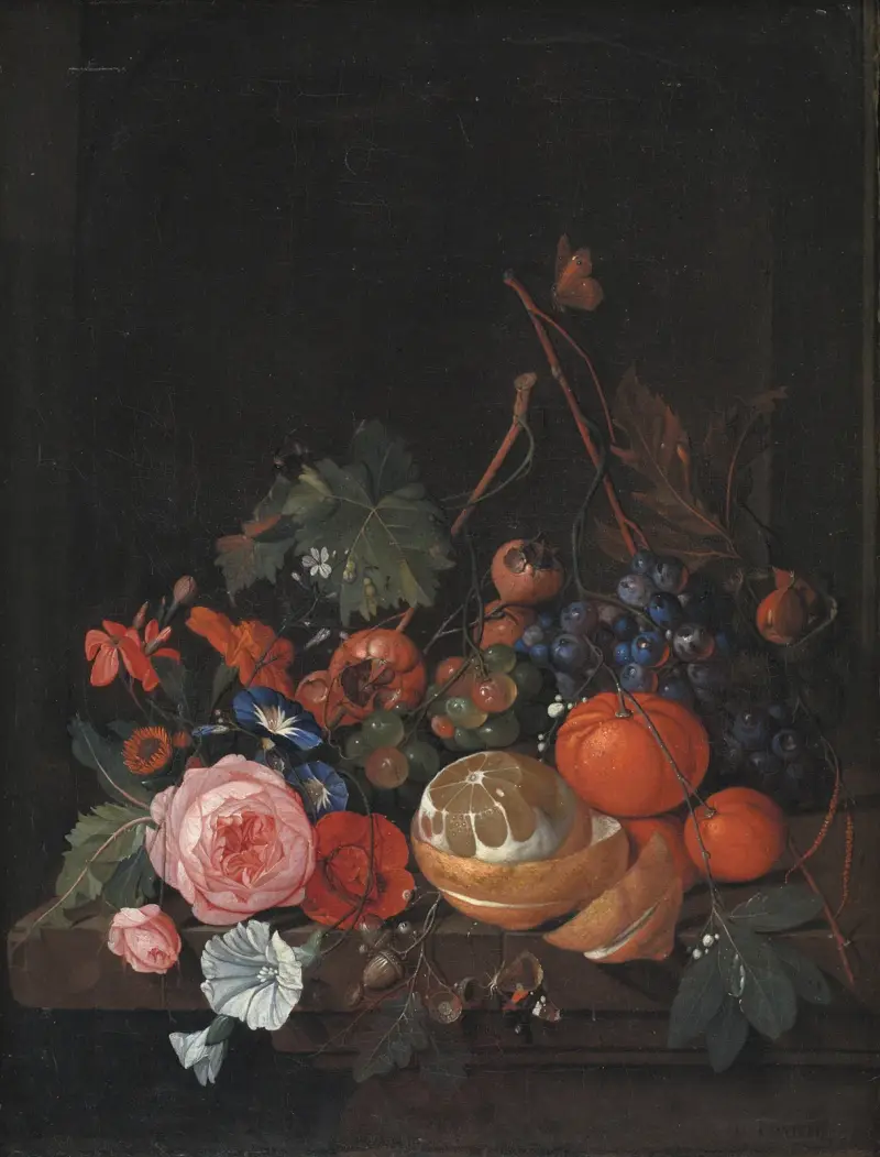 Kwiaty i owoce, Jan Davidsz de Heem