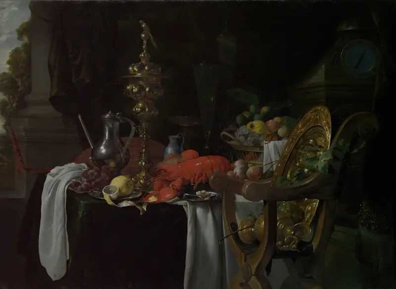 Still Life; A Banqueting Scene av Jan Davidsz de Heem