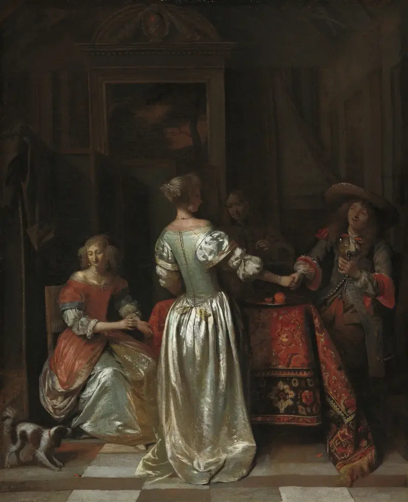 Die Begrüßung von Pieter De Hooch