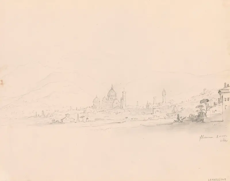 Ansicht von Florenz von Nicaise De Keyser