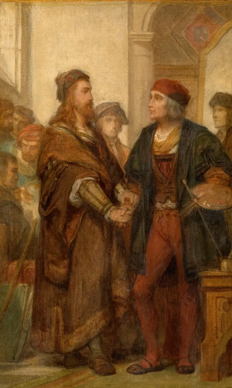 Albrecht Dürer w odwiedzinach u Quintena Massijsa, Nicaise De Keyser