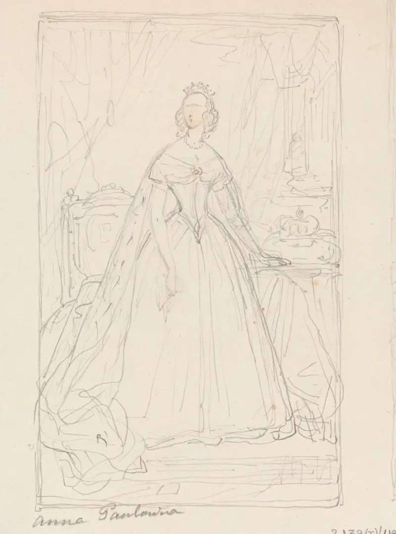 Anna Pavlovna av Nicaise De Keyser