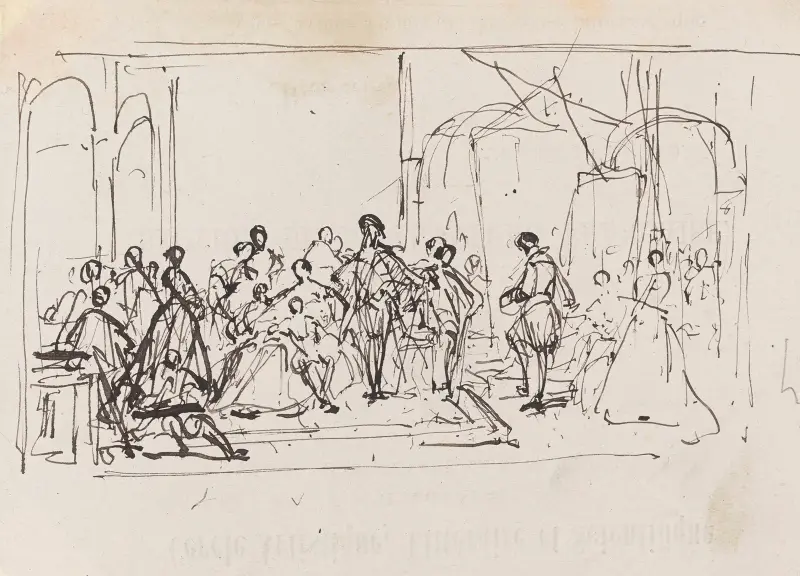 Anthony van Dyck vid Karl I:s hov av Nicaise De Keyser