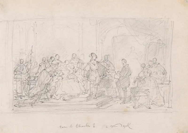 Anthonis van Dyck am Hofe Karls I. von Nicaise De Keyser