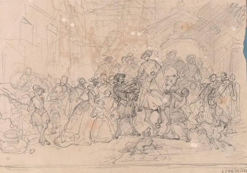 Anthony van Dycks Aufbruch nach Italien von Nicaise De Keyser