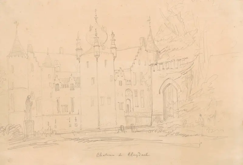 Castle of Cleydael at Aartselaar av Nicaise De Keyser