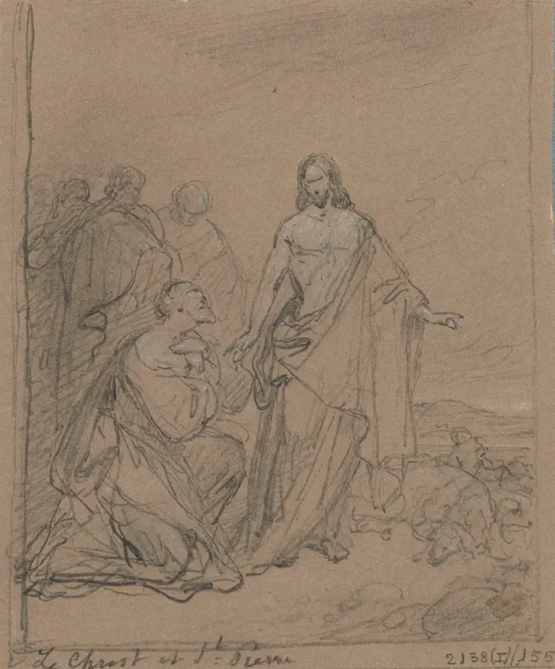 Chrystus i święty Piotr – nr 2, Nicaise De Keyser