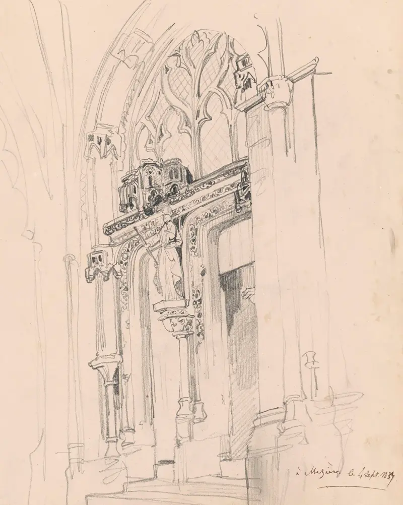 Kyrkportal i Charleville-Mézières av Nicaise De Keyser