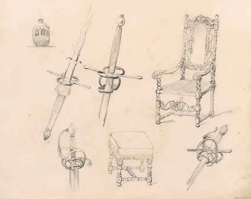 Degengevesten, Stuhl und Bank von Nicaise De Keyser