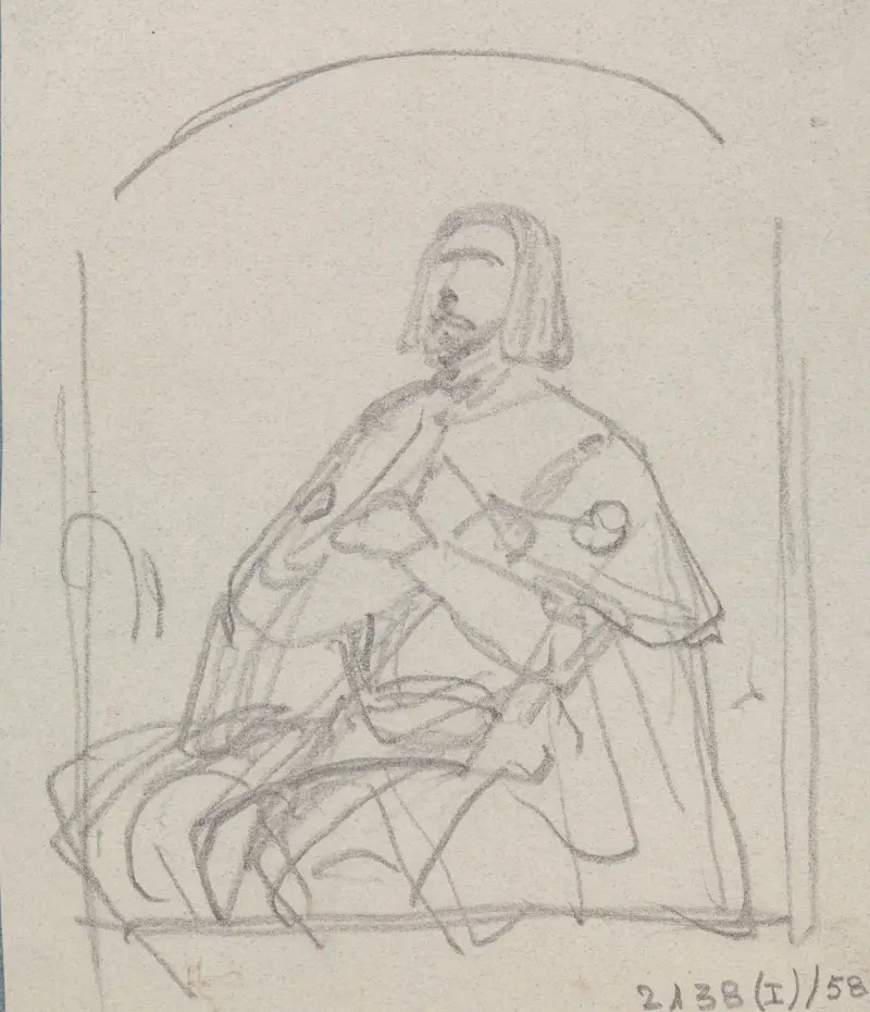 Eberhard, Duke of Würtemberg, as a Pilgrim in the Holy Land av Nicaise De Keyser