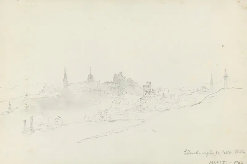 Edinburgh vom Calton Hill gesehen von Nicaise De Keyser