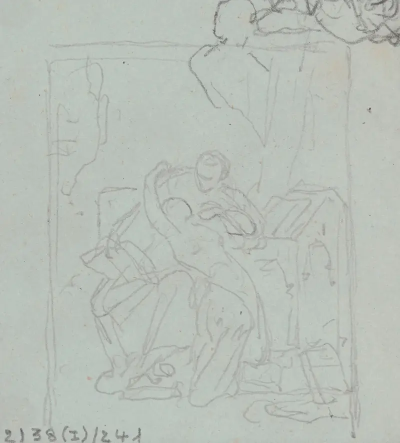 Heloïse und Abaelard von Nicaise De Keyser