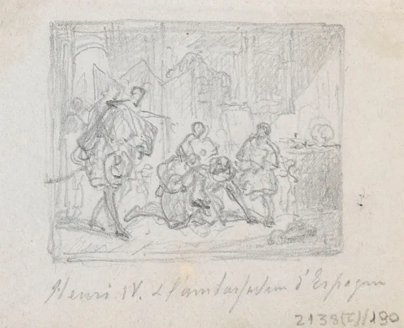 Henrik IV och den spanska ambassadören av Nicaise De Keyser