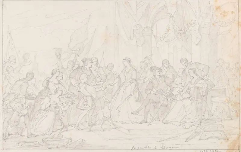 Jacqueline av Wittelsbach av Nicaise De Keyser