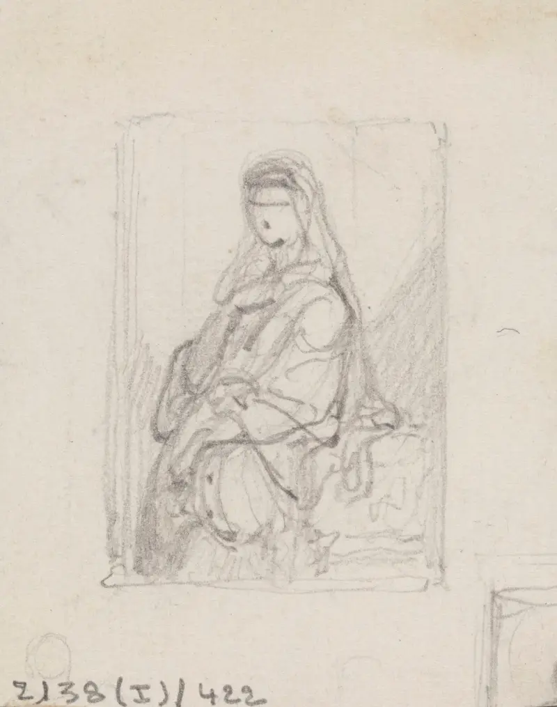 Lutande kvinna av Nicaise De Keyser