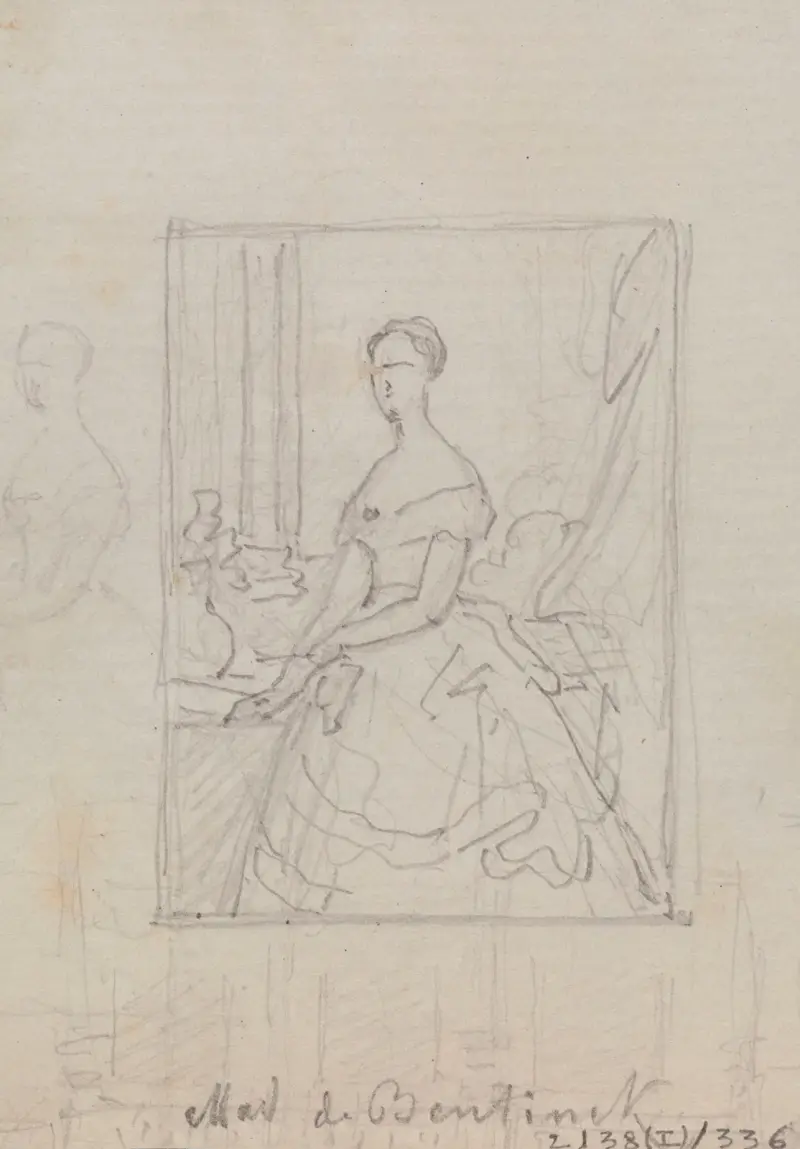 Madame de Bentinck av Nicaise De Keyser