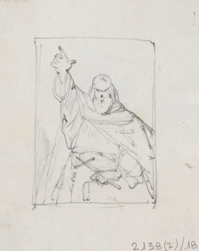 Peter the Hermit av Nicaise De Keyser