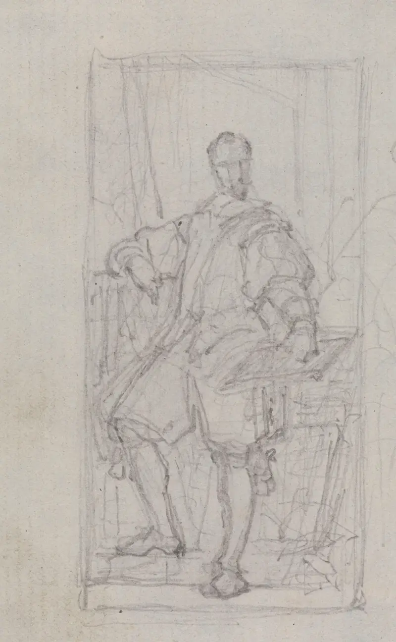 Porträtt av en man av Nicaise De Keyser