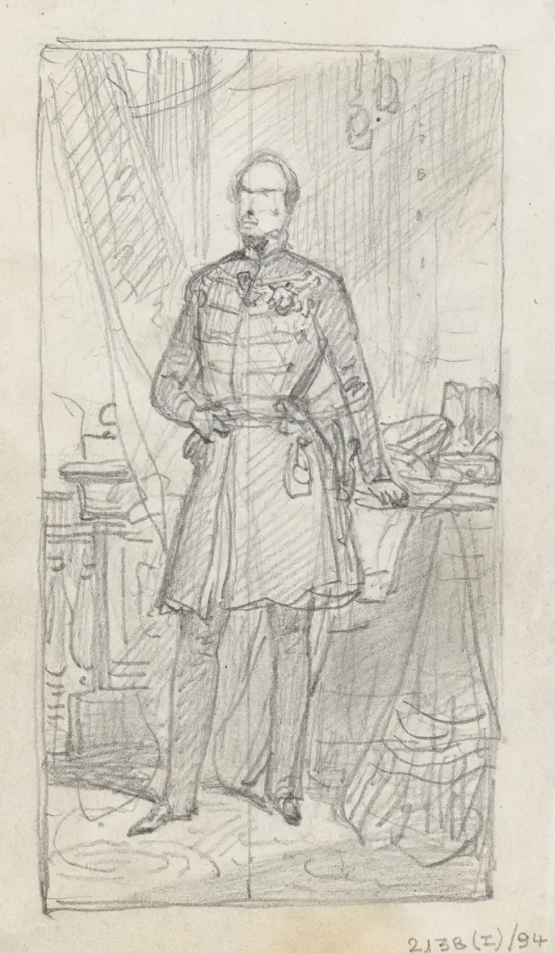 Porträtt av en man av Nicaise De Keyser