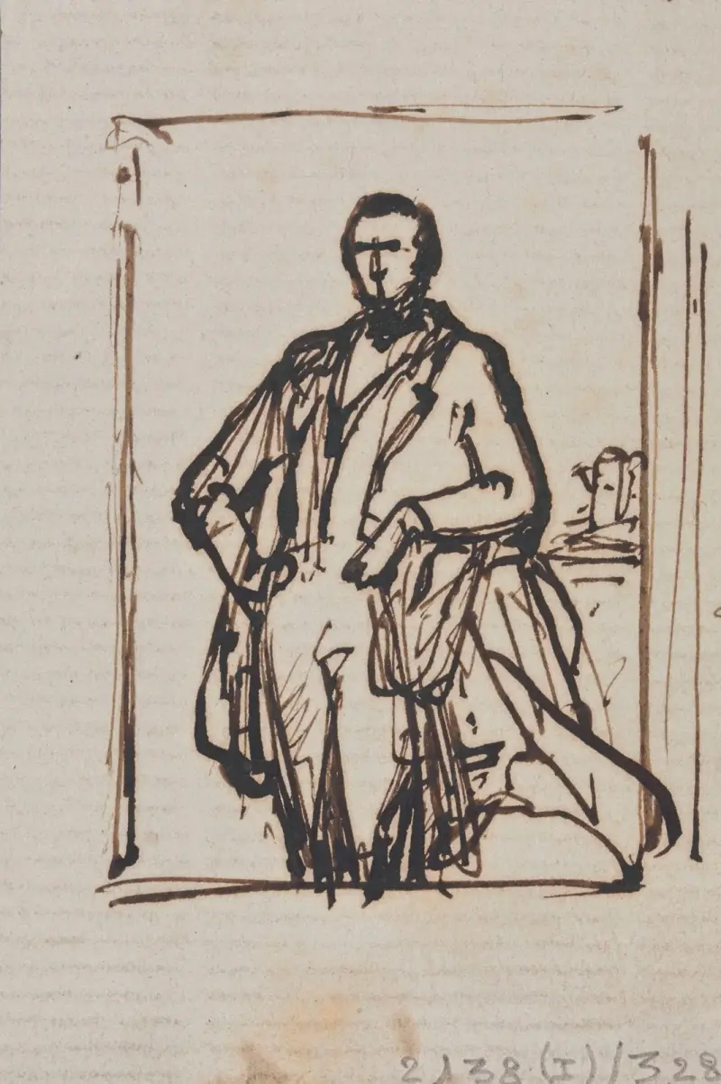 Porträtt av en man av Nicaise De Keyser