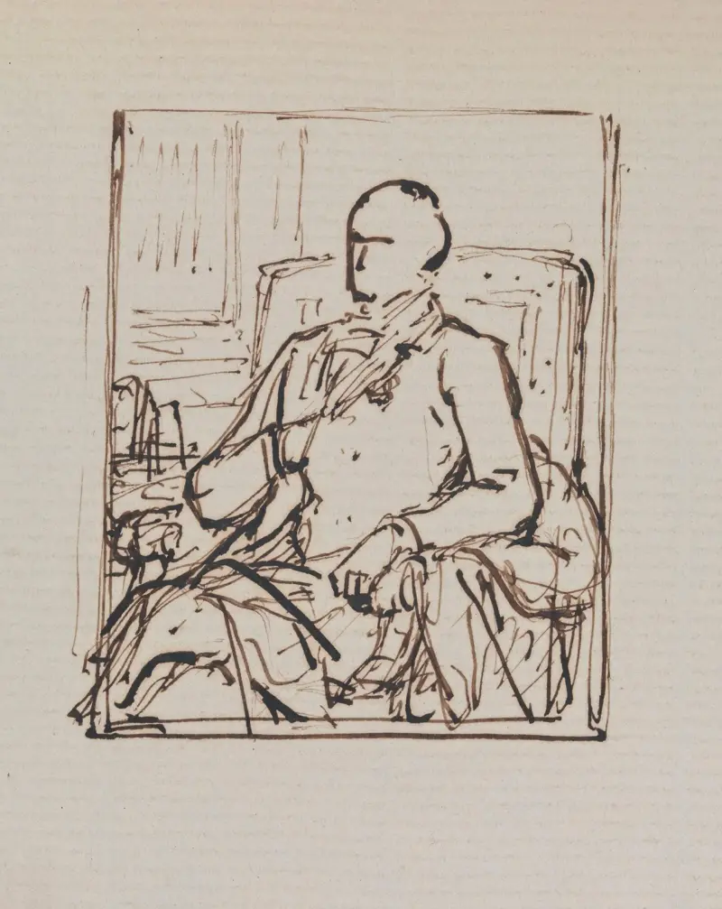 Porträtt av en man av Nicaise De Keyser