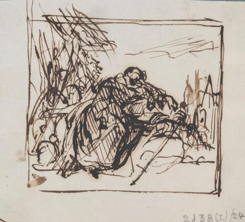 Vilande munk av Nicaise De Keyser