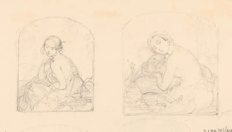 Sitzende Frau von Nicaise De Keyser