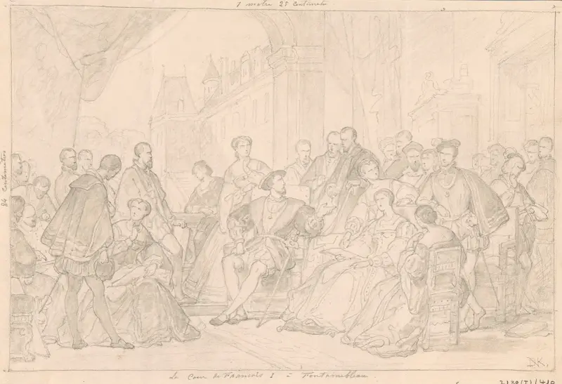 Der Hof Franz I. von Frankreich in Fontainebleau – Nr. 2 von Nicaise De Keyser