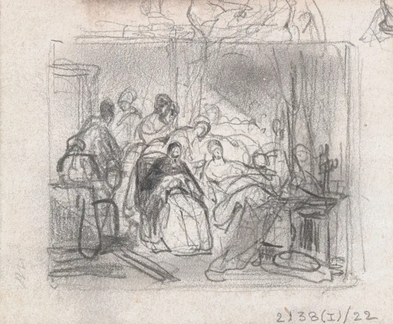Marie de' Medici's död av Nicaise De Keyser